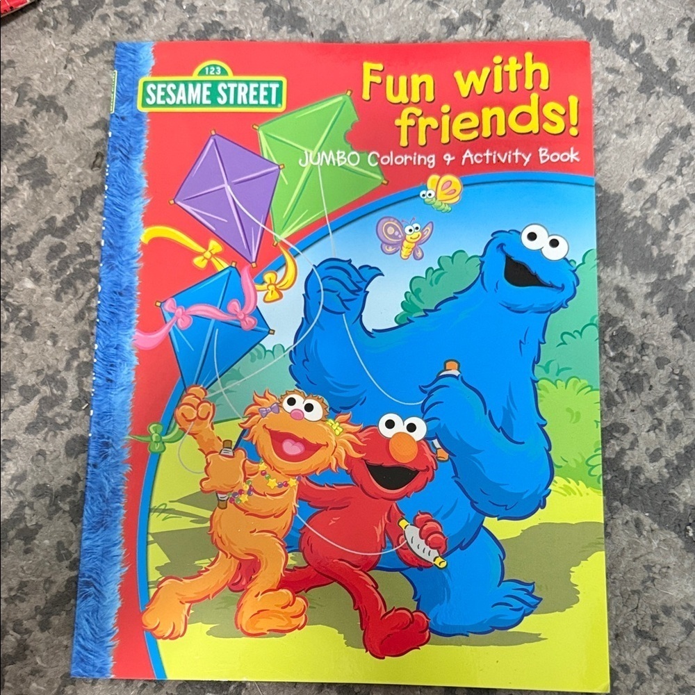 Sesame Street Colorful Friends Activity Book